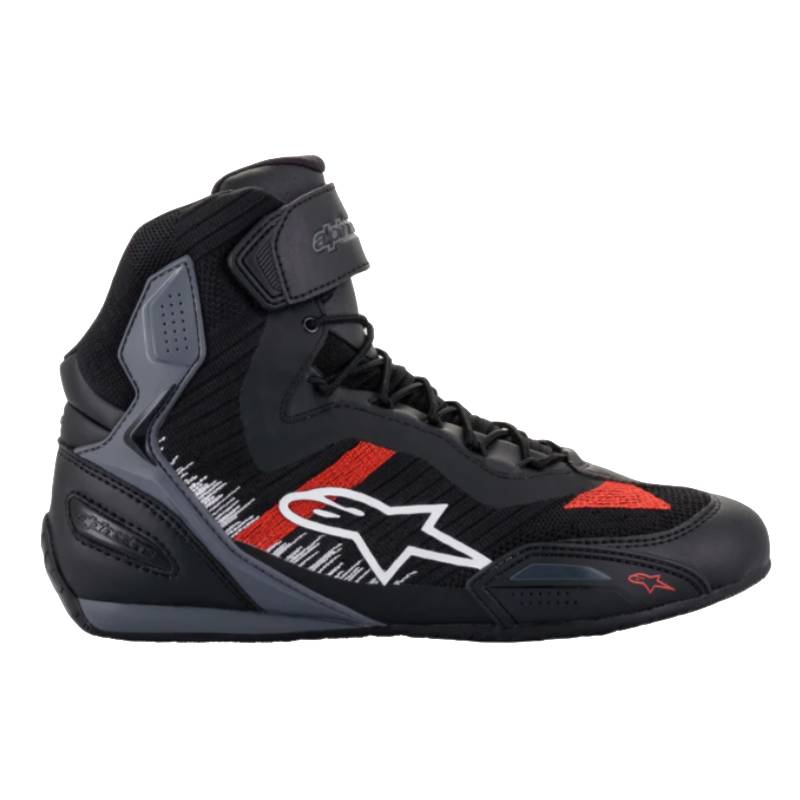 Zapatillas Alpinestars Faster 3 Rideknit negro-gris-rojo